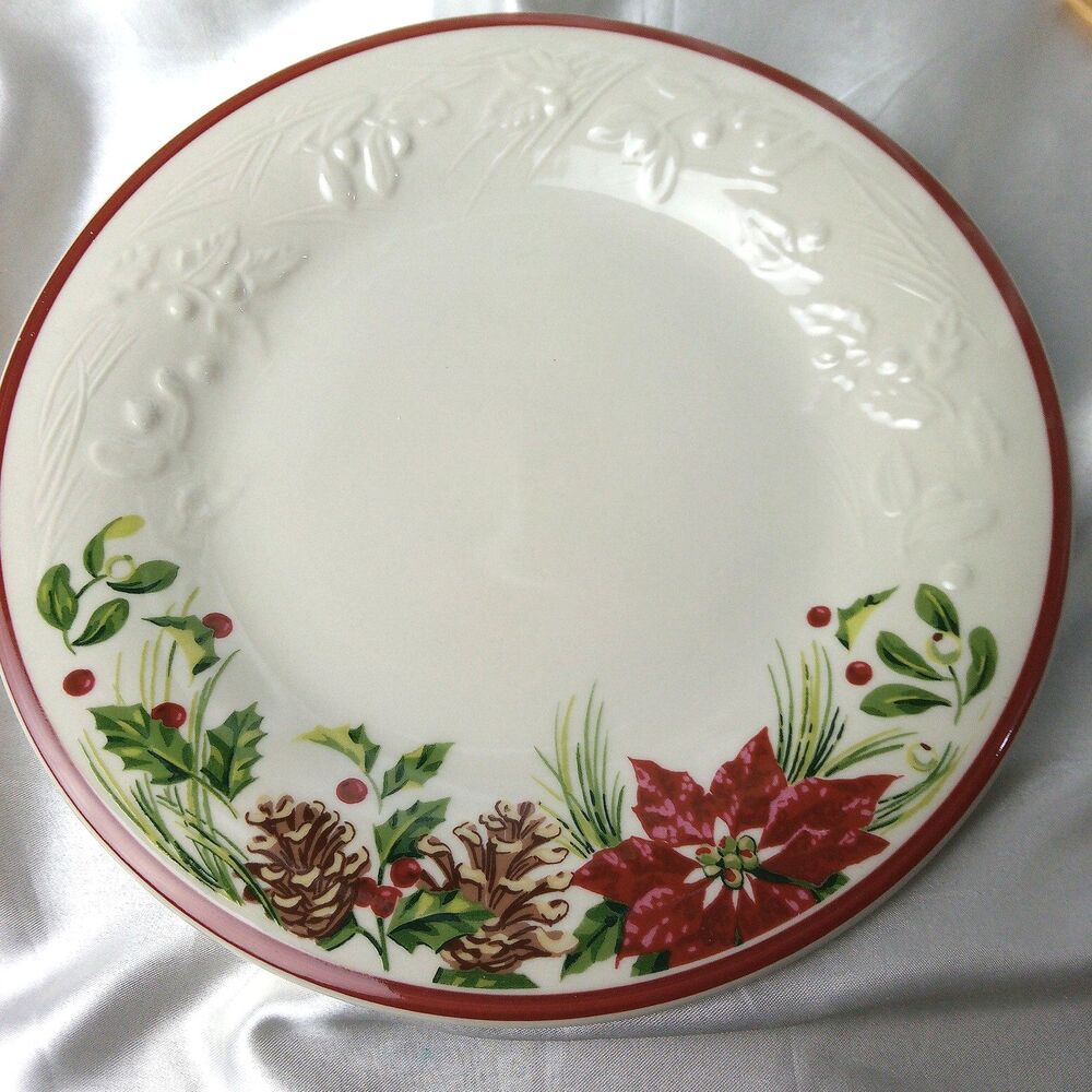 Longaberger Nature's Garland Luncheon 9'' Plate